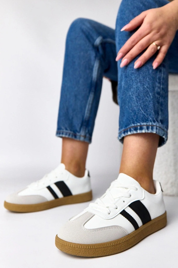 Sneakers bianche da tutti i giorni con piattaforma Thérèse