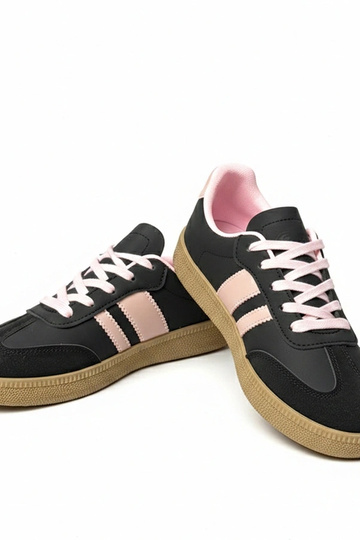 Sneakers nere e rosa da...
