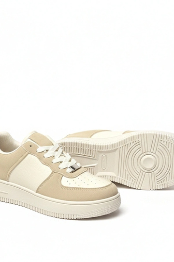 Sneakers color sabbia con piattaforma Brigitte