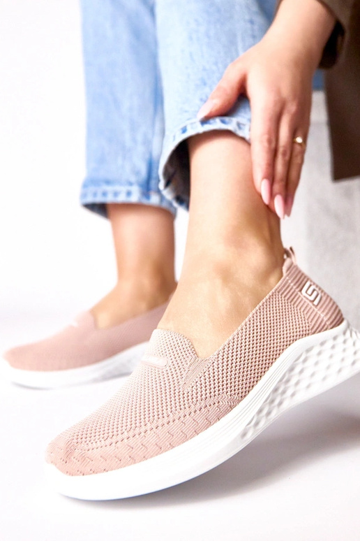 Scarpe sportive in tessuto rosa Zoe