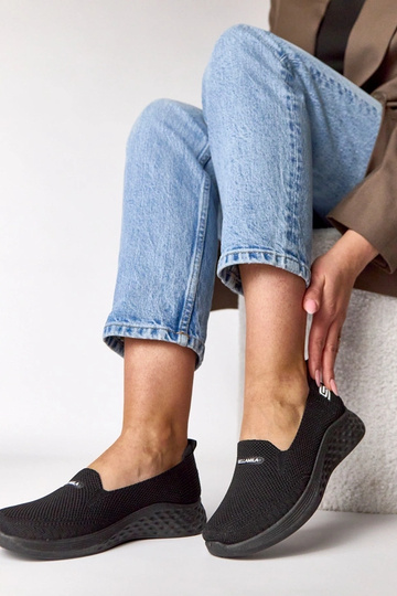 Scarpe sportive in tessuto nere Zoe 2