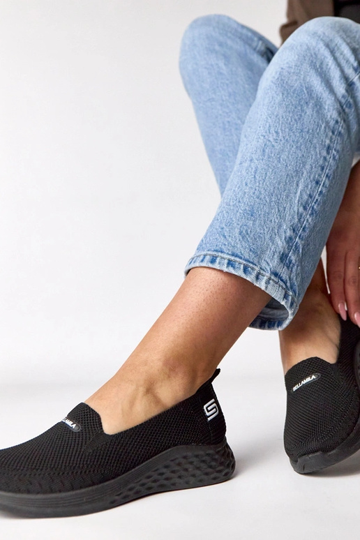 Scarpe sportive in tessuto nere Zoe