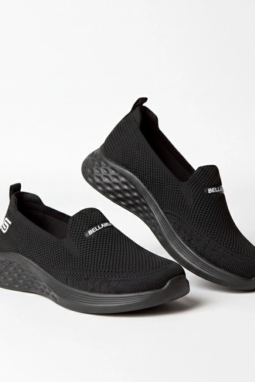 Scarpe sportive in tessuto nere Zoe