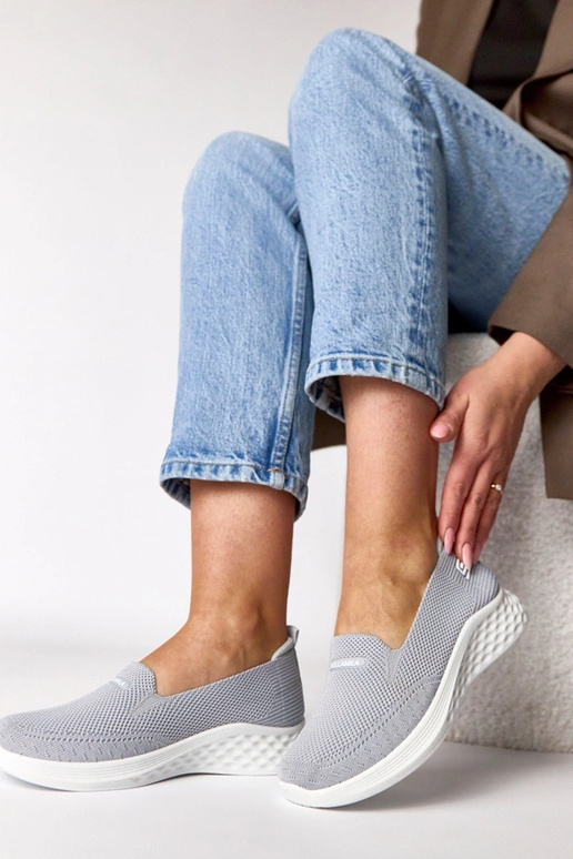 Scarpe sportive in tessuto grigie Zoe