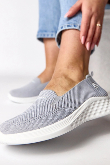 Scarpe sportive in tessuto grigie Zoe 2