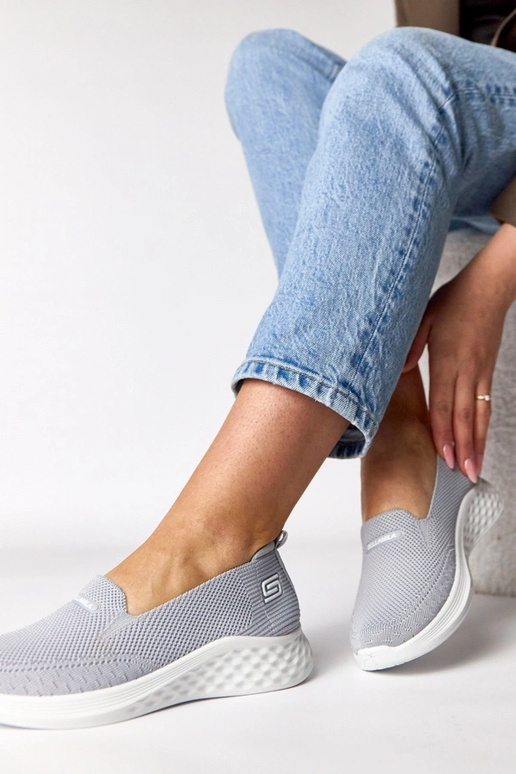 Scarpe sportive in tessuto grigie Zoe