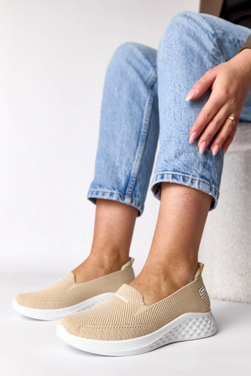 Scarpe sportive in tessuto sabbia Zoe