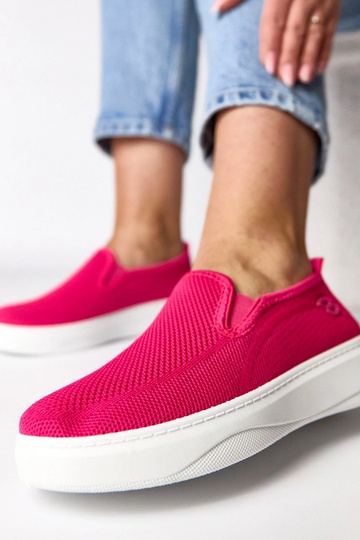Scarpe sportive in tessuto rosa platform Céleste 2