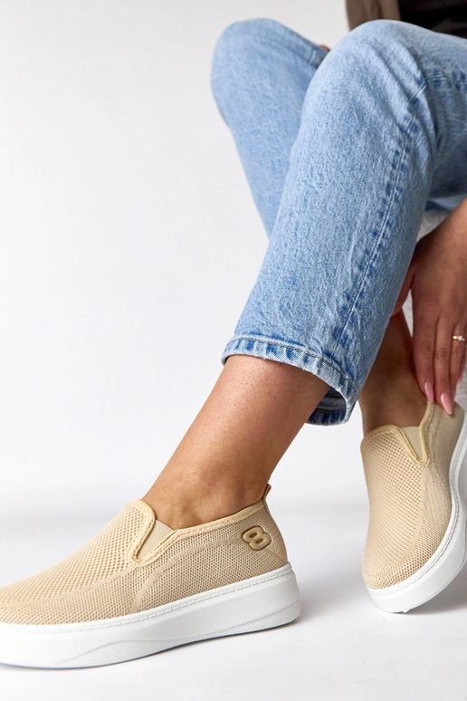 Scarpe sportive in tessuto sabbia...