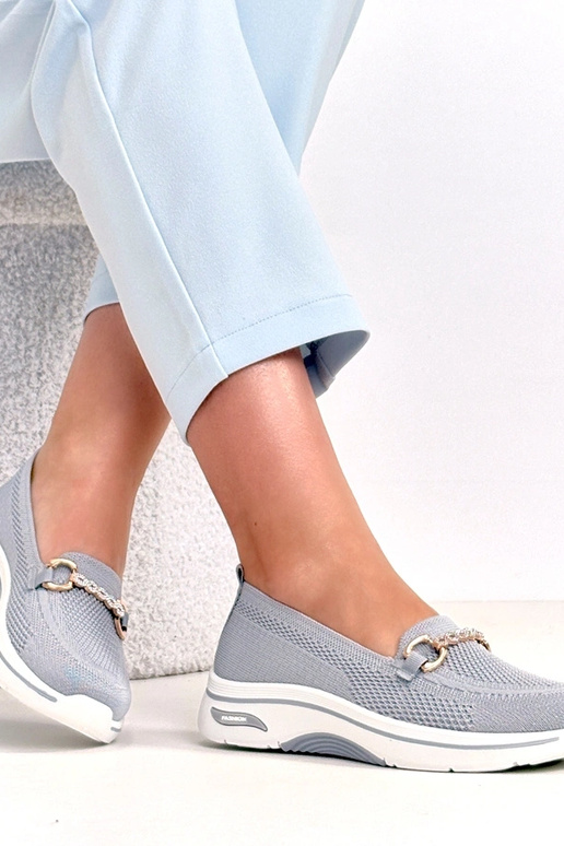 Scarpe sportive in tessuto grigie con...