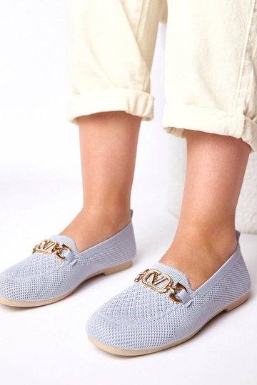 Mocassini in tessuto grigi... 2