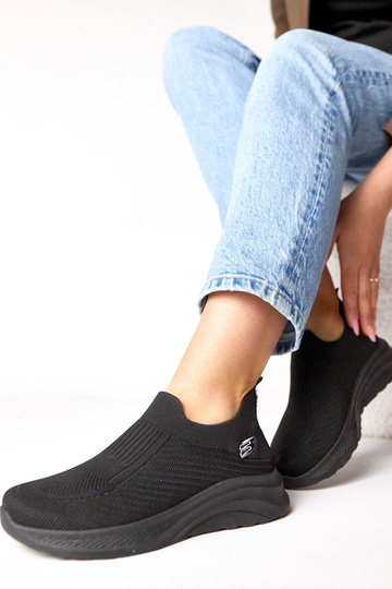 Scarpe sportive in tessuto nere Gaia 2