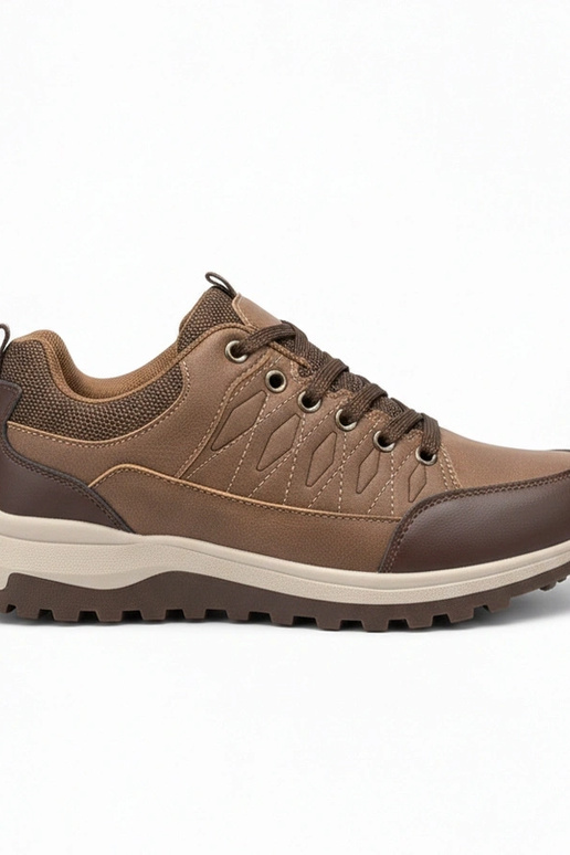 Scarpe sportive da uomo marroni Leo