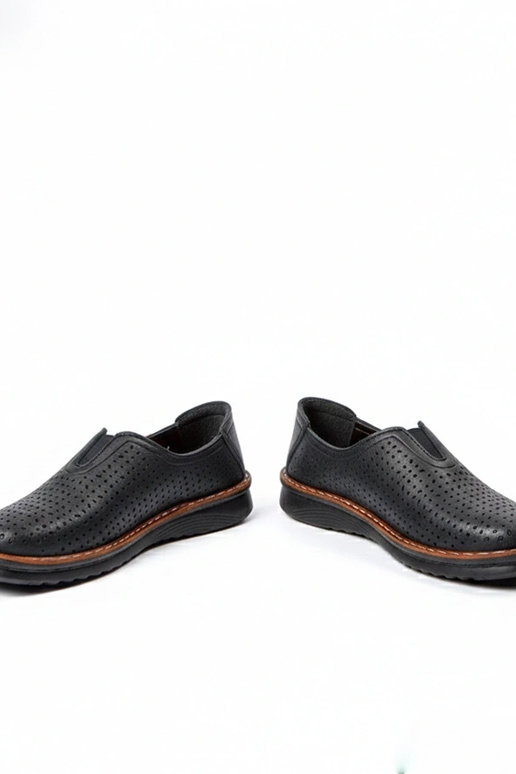 Mezze scarpe a rete nere Rosa