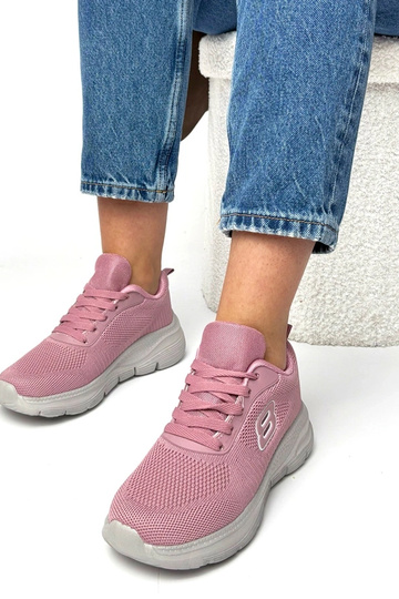 Scarpe sportive rosa con...