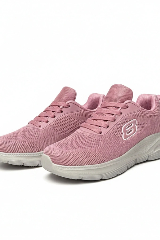 Scarpe sportive rosa con imbottitura...