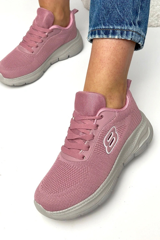Scarpe sportive rosa con imbottitura...