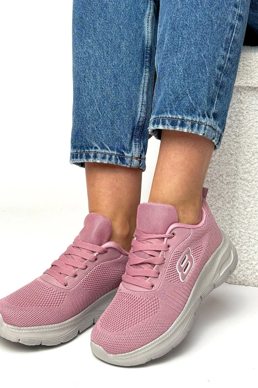 Scarpe sportive rosa con imbottitura...