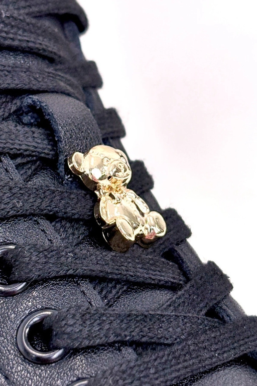 Scarpe sportive in pelle nere con...