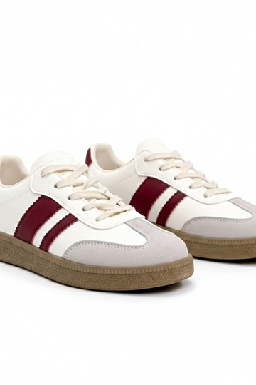 Scarpe sportive quotidiane in crema con piattaforma Thérèse