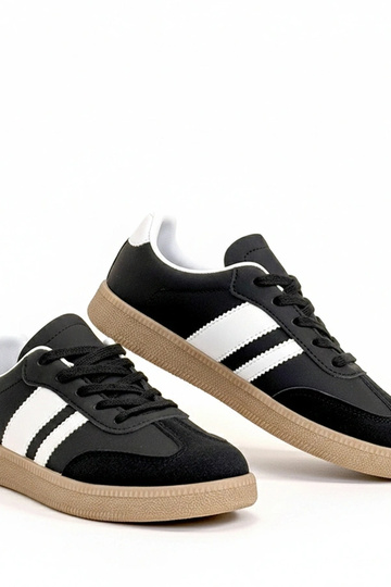 Scarpe sportive quotidiane nere con piattaforma Thérèse