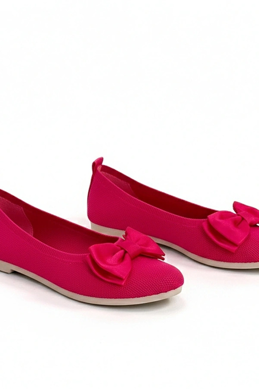 Ballerine in pelliccia rosa con...