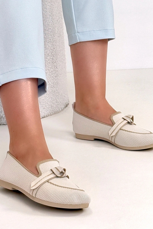 Ballerine in pelliccia color sabbia...