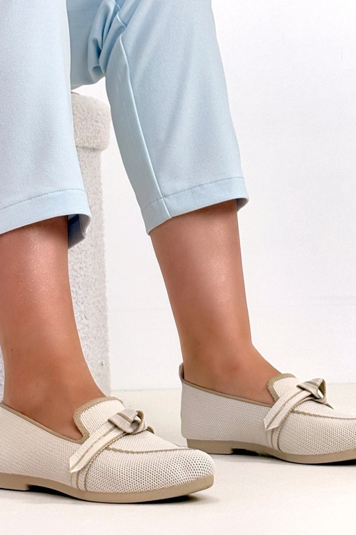 Ballerine in pelliccia color sabbia...