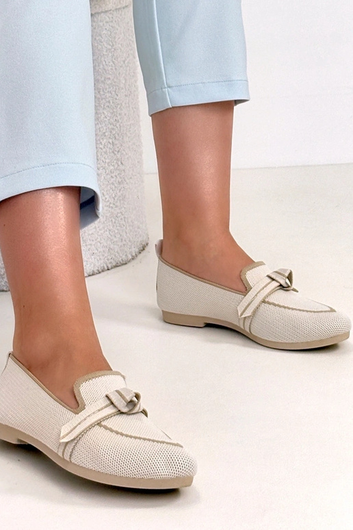 Ballerine in pelliccia color sabbia...