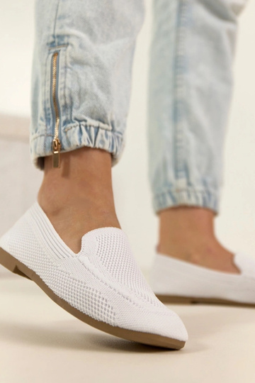 Mocassini bianchi in...