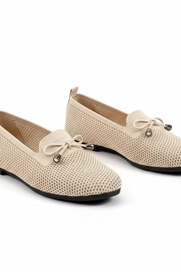 Mocassini in tessuto color...