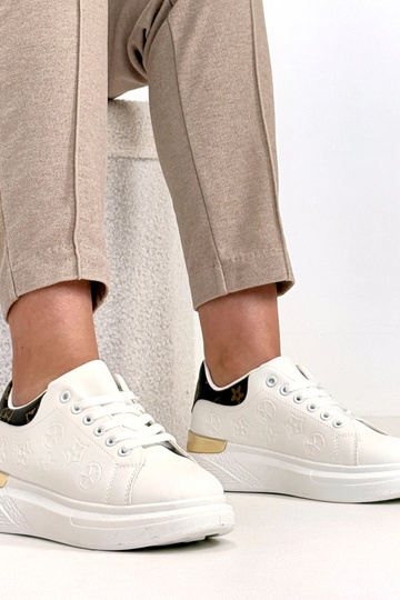 Scarpe sportive bianche con lacci Peyton
