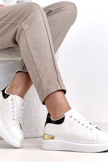 Scarpe sportive bianche con lacci Peyton 2