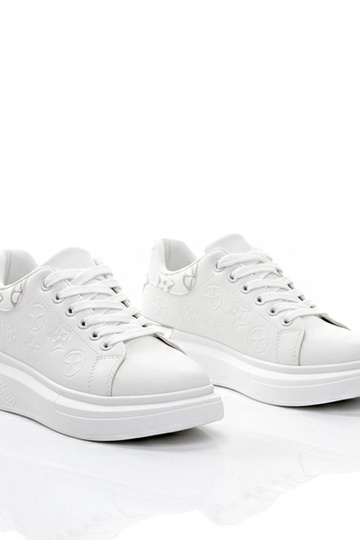 Scarpe sportive bianche con lacci Peyton