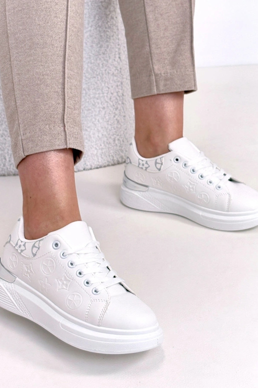 Scarpe sportive bianche con lacci Peyton