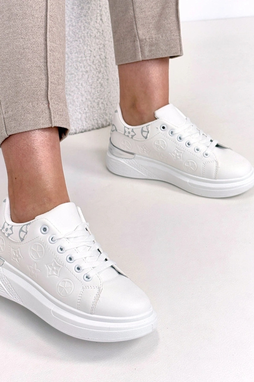 Scarpe sportive bianche con lacci Peyton