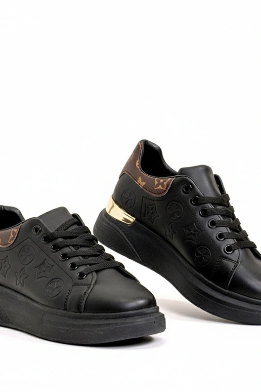 Scarpe sportive nere con lacci Peyton