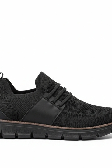 Scarpe sportive nere da uomo senza lacci Ethan