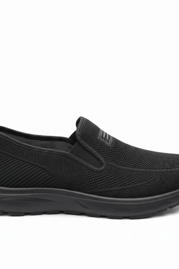 Scarpe sportive nere da uomo senza lacci Sebastian