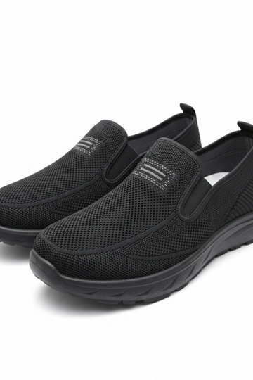 Scarpe sportive nere da uomo senza lacci Sebastian 2