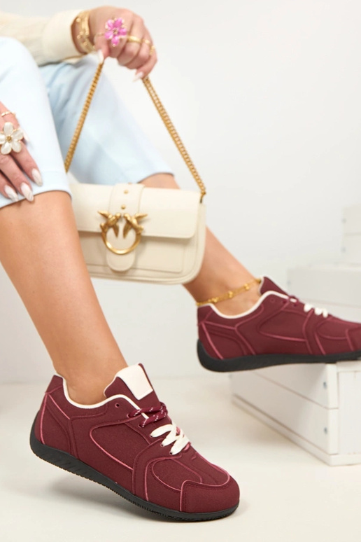 Scarpe da basket donne color vino...