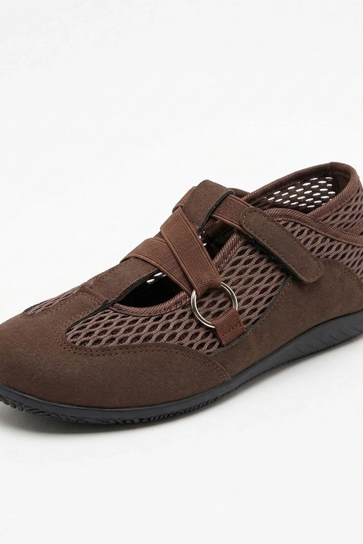 Scarpe ballerine sportive marroni Vesper