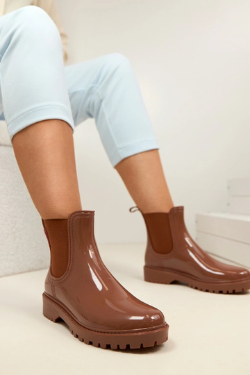 Stivali in gomma marroni Alba 2