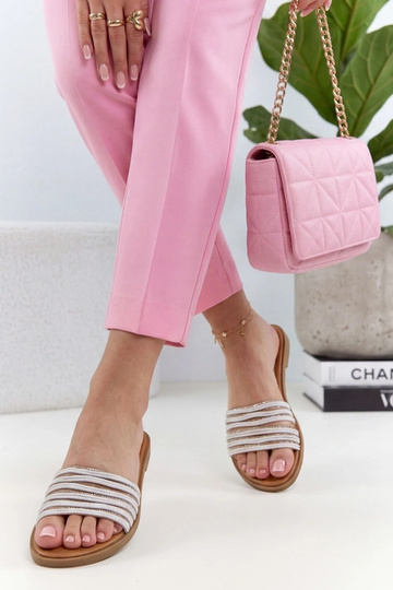 Ciabatte bianche decorate...