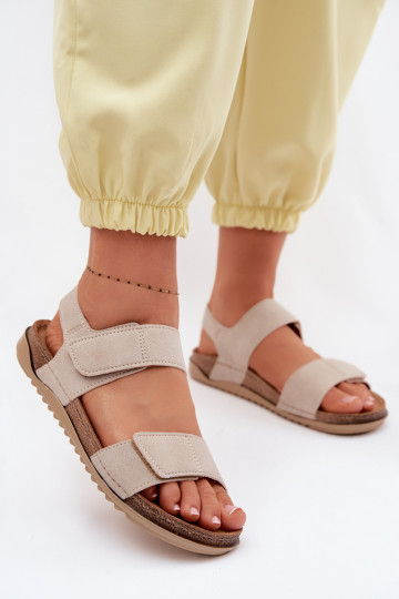 Sandali da donna Inblu AA000070 color sabbia