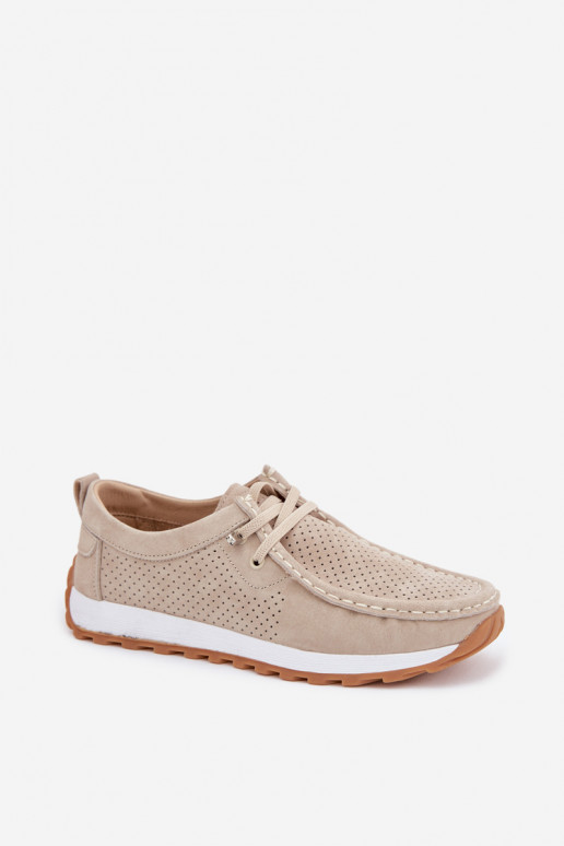 scarpe FemminileAbilitatoturalnego dalla pelle scamosciatau beige Amela