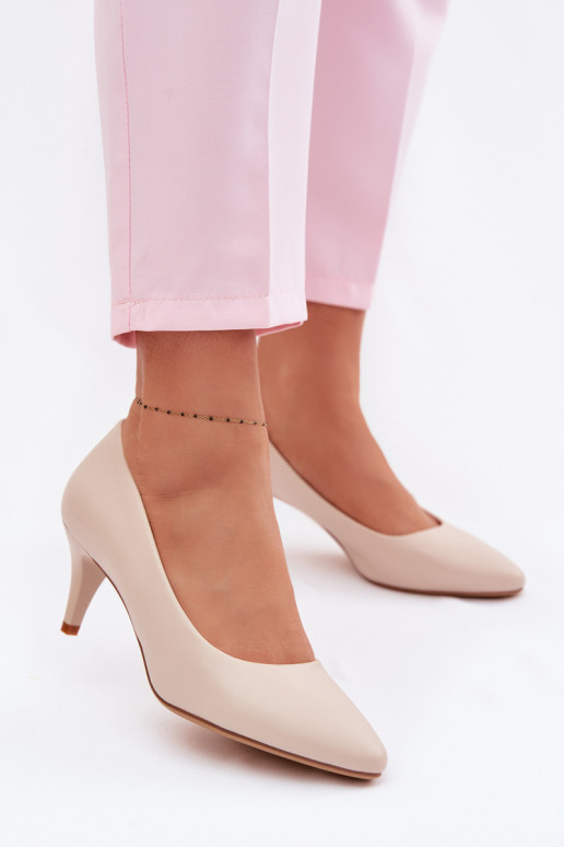 Scarpe in ecopelle Sergio Leone 1379 colore avorio