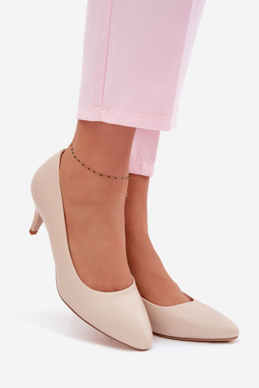 Scarpe in ecopelle Sergio Leone 1379 colore avorio