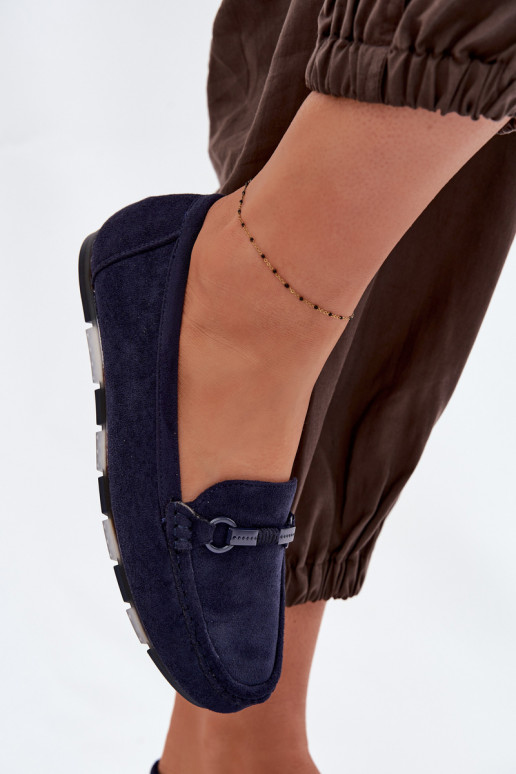 Mocassini Appartamento delle donne blu scuro Olisa