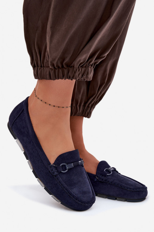 Mocassini Appartamento delle donne blu scuro Olisa